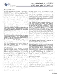 CY7C11651KV18-400BZXC Datenblatt Seite 9