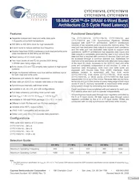 CY7C1165V18-400BZXC Datasheet Cover