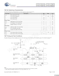 CY7C1165V18-400BZXC Datasheet Pagina 17