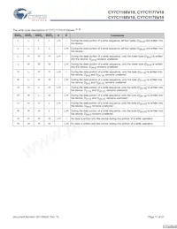 CY7C1170V18-400BZC Datasheet Page 11