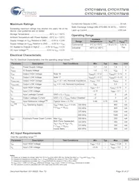 CY7C1170V18-400BZC Datenblatt Seite 20