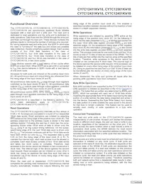 CY7C12451KV18-400BZXC Datenblatt Seite 9