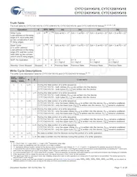 CY7C12451KV18-400BZXC Datasheet Page 11