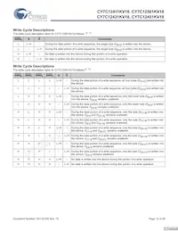 CY7C12451KV18-400BZXC Datasheet Page 12