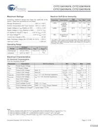 CY7C12451KV18-400BZXC Datenblatt Seite 21