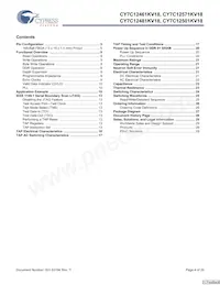 CY7C12501KV18-450BZXC Datasheet Page 4