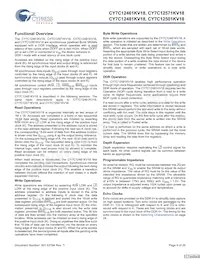 CY7C12501KV18-450BZXC Datasheet Page 9
