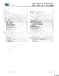 CY7C12631KV18-400BZI Datasheet Page 4