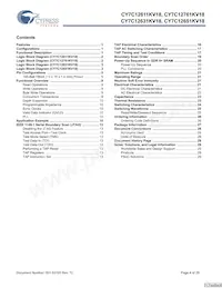 CY7C12631KV18-400BZI Datenblatt Seite 4