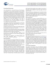 CY7C12631KV18-400BZI Datasheet Page 9