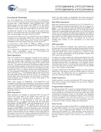 CY7C12681KV18-400BZXC Datenblatt Seite 9