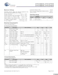 CY7C1268V18-400BZXC Datasheet Page 20