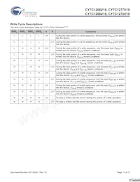 CY7C1270V18-375BZI Datasheet Page 11
