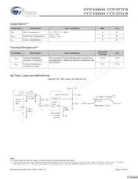 CY7C1270V18-375BZI Datasheet Page 21