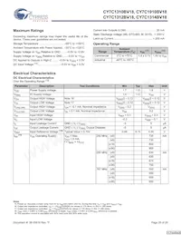 CY7C1314BV18-250BZXC Datasheet Page 20