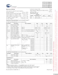 CY7C1315BV18-250BZC Datasheet Page 20