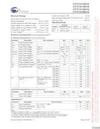 CY7C1315BV18-250BZC Datasheet Pagina 20