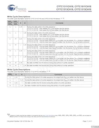 CY7C1315CV18-250BZI Datasheet Page 11