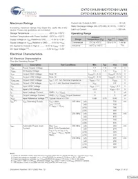 CY7C1315JV18-300BZXC Datasheet Page 21