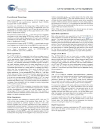 CY7C1318BV18-250BZC Datasheet Page 9