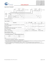 CY7C1318CV18-278BZXC Datasheet Page 9