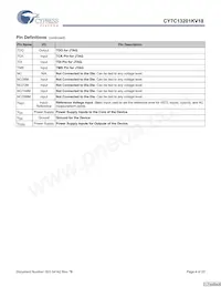 CY7C13201KV18-300BZXC Datenblatt Seite 4