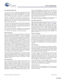 CY7C13201KV18-300BZXC Datenblatt Seite 5