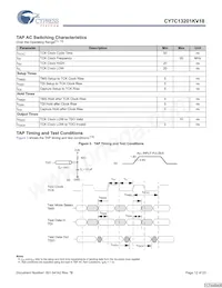 CY7C13201KV18-300BZXC Datasheet Page 12