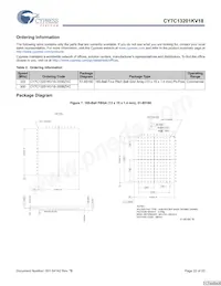 CY7C13201KV18-300BZXC Datasheet Page 22