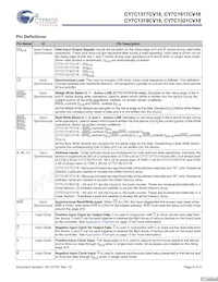 CY7C1321CV18-167BZC Datasheet Page 6
