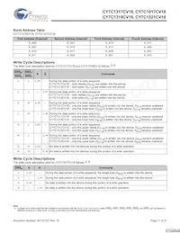CY7C1321CV18-167BZC Datasheet Page 11