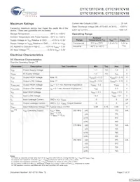 CY7C1321CV18-167BZC Datasheet Page 21
