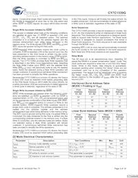 CY7C1339G-133AXET Datenblatt Seite 5