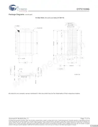CY7C1339G-133AXET Datasheet Page 17