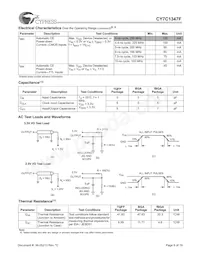 CY7C1347F-133AC Datasheet Page 9