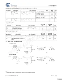 CY7C1350G-166AXI Datasheet Page 8