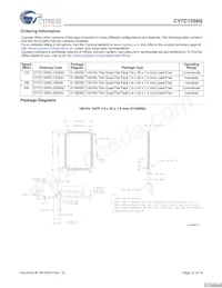 CY7C1350G-166AXI Datasheet Page 12