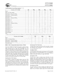 CY7C1354B-166BGC數據表 頁面 10