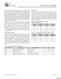 CY7C1354C-166BZCT Datasheet Page 8