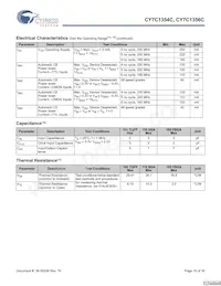 CY7C1354C-166BZCT Datenblatt Seite 19