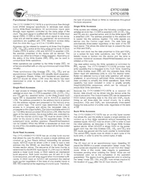 CY7C1355B-117AC Datasheet Page 12