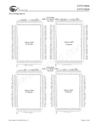 CY7C1360A-150BGC Datenblatt Seite 3