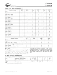 CY7C1360A-150BGC Datenblatt Seite 10