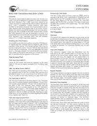 CY7C1360A-150BGC Datasheet Pagina 11