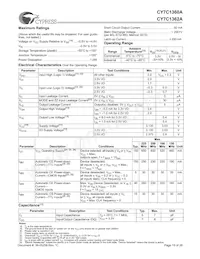 CY7C1360A-150BGC數據表 頁面 19