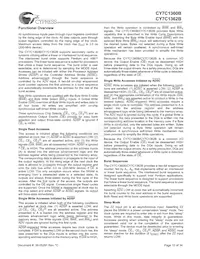 CY7C1362B-166AJC Datasheet Pagina 12