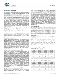 CY7C1365C-133BZI Datasheet Page 7