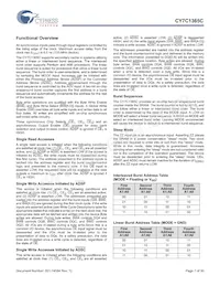 CY7C1365C-133BZI Datasheet Pagina 7