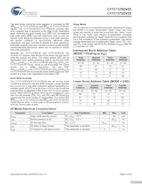 CY7C1370DV25-250AXCT Datenblatt Seite 9