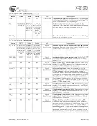 CY7C1371C-100AC Datasheet Page 9